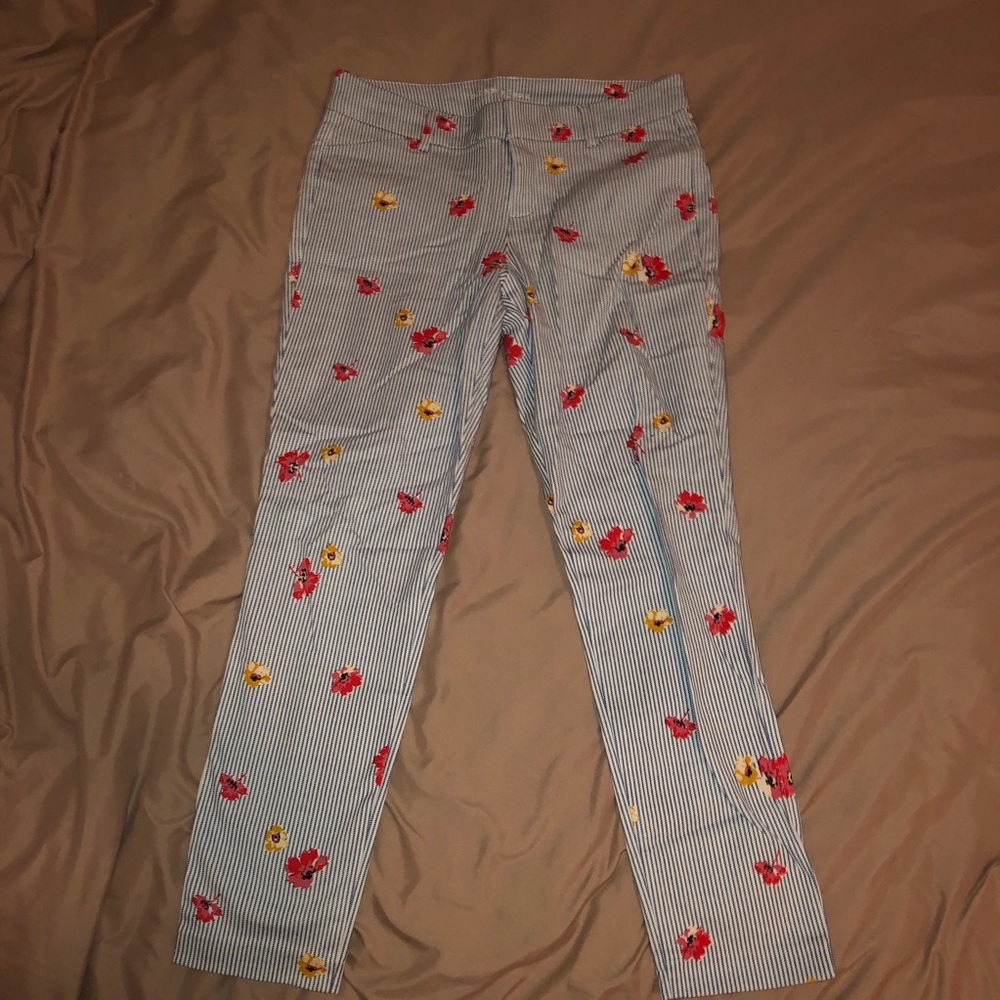 Old Navy Floral Pixie Pants